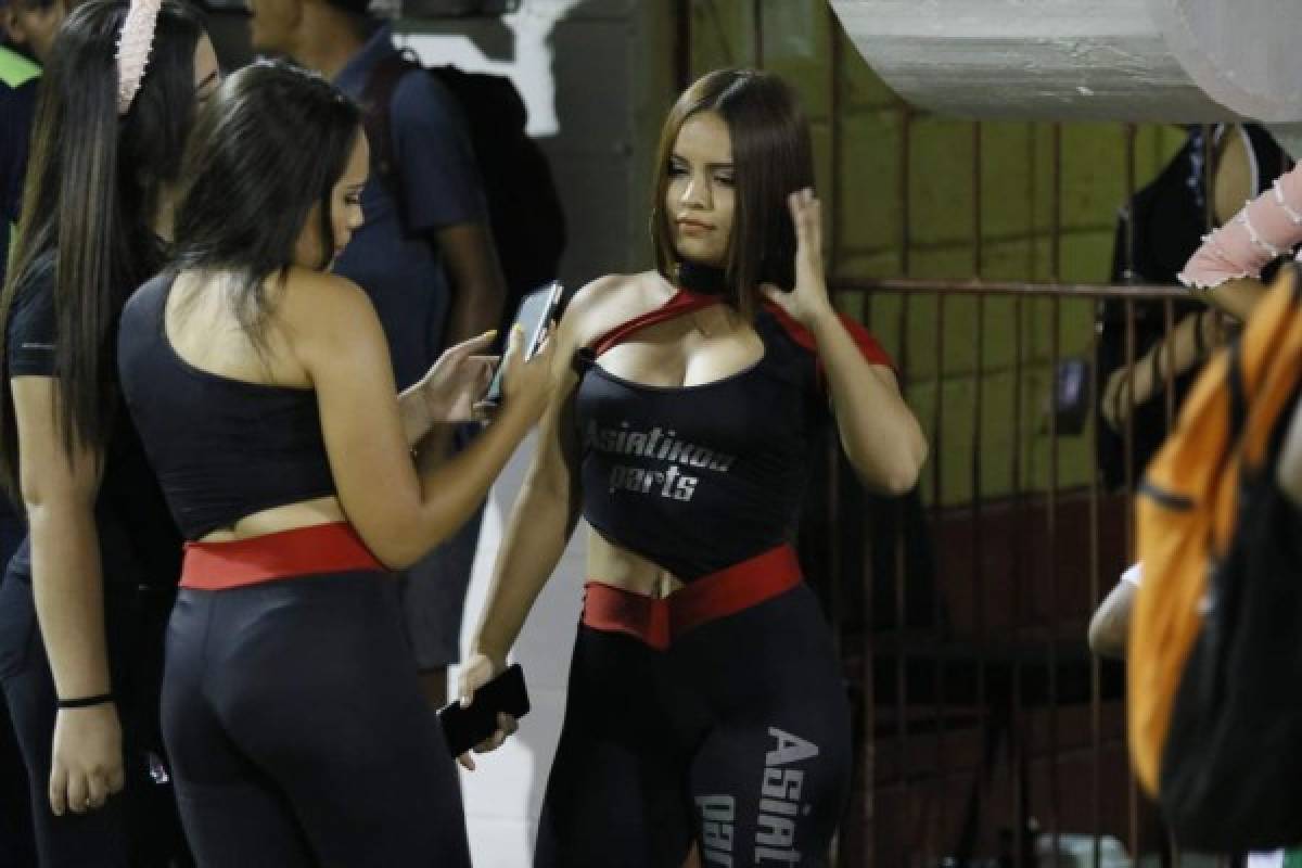 ¡Unas bellezas! Las chicas que enamoraron en el Morazán y Excélsior por Liga Nacional