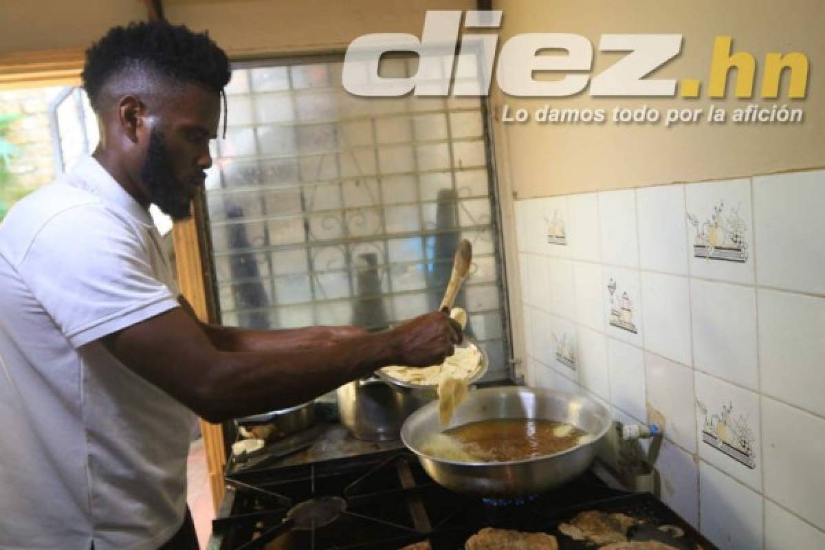 Así es el humilde local de comida de Rudy Williams, al que van jugadores de Olimpia y Motagua