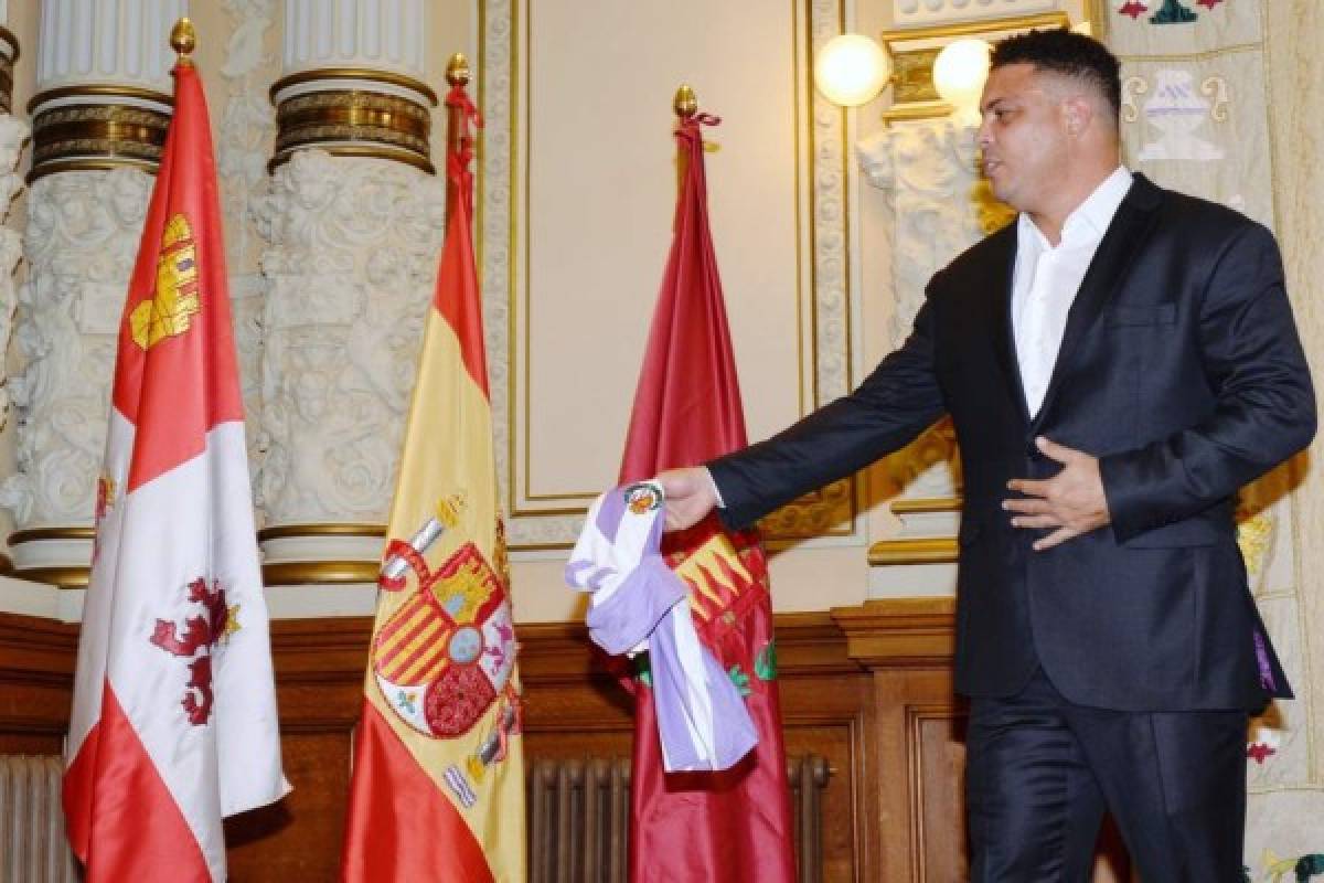 GRAF5070. VALLADOLID, 03/09/2018.- El exfutbolista Ronaldo Nazario durante su presentación esta mañana como máximo accionista del Valladolid.EFE/NACHO GALLEGO