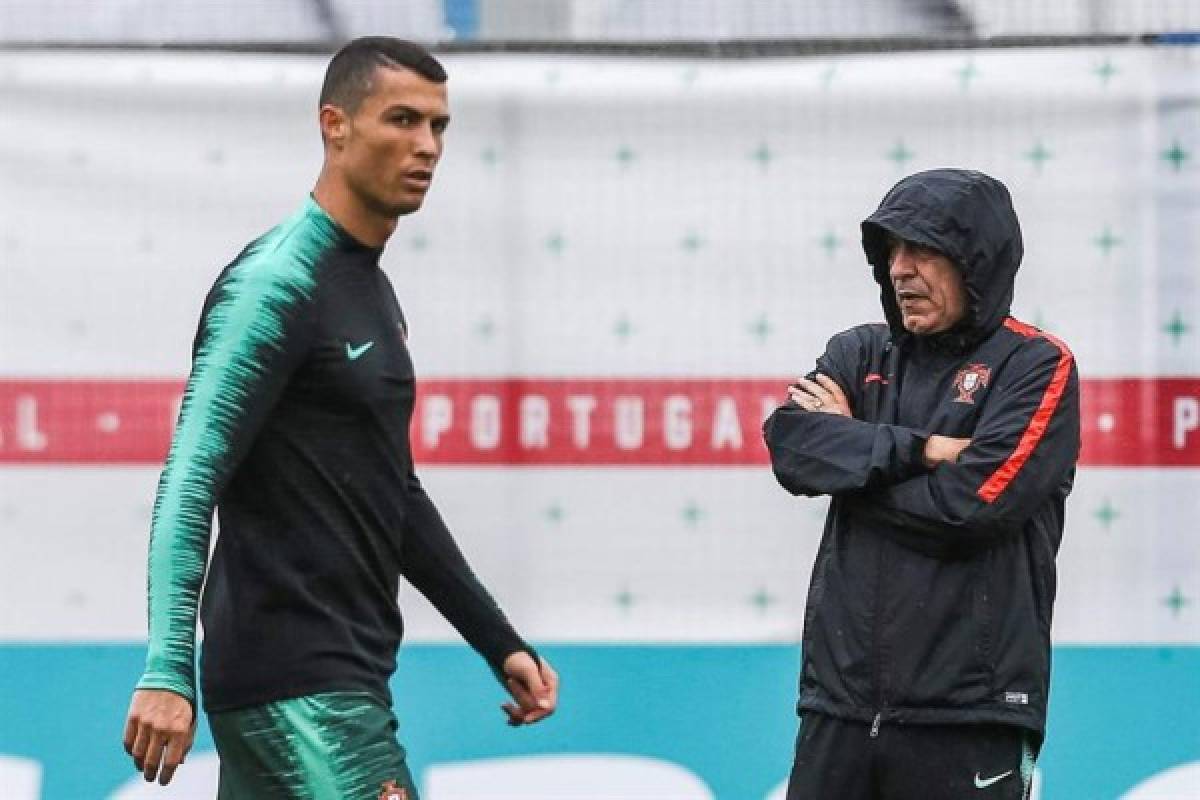 ¿Tristeza? Así fue captado Cristiano Ronaldo en su primer entrenamiento en Rusia