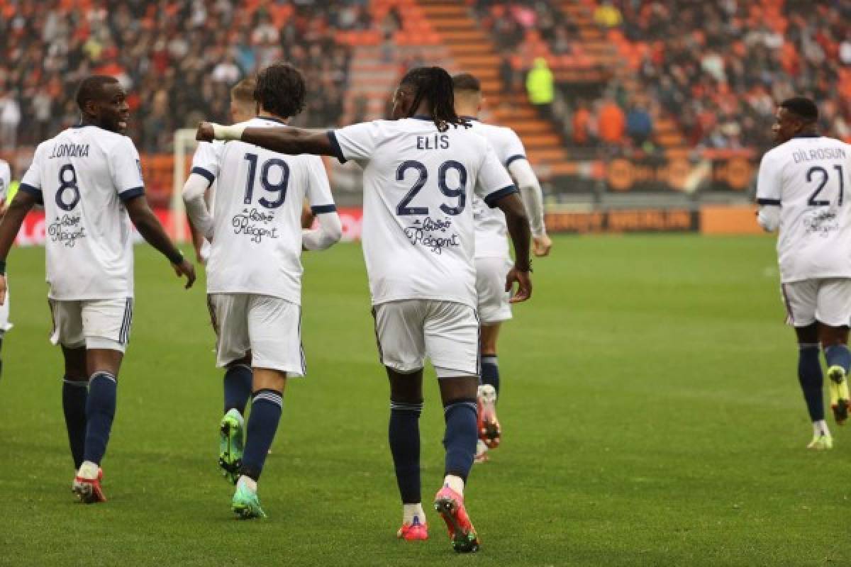 En fotos: así se vivió el primer gol del hondureño Alberth Elis en la liga francesa con Girondins de Burdeos