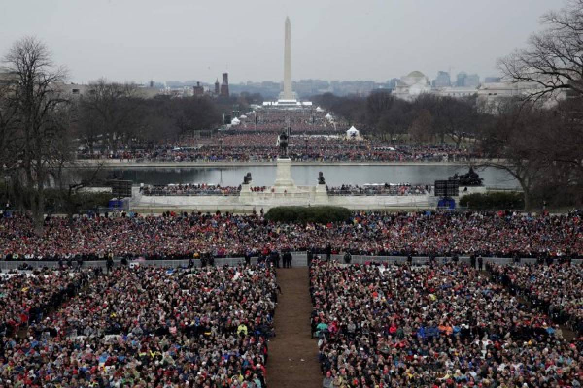 Las mejores fotos del primer día de Donald Trump como presidente de EEUU