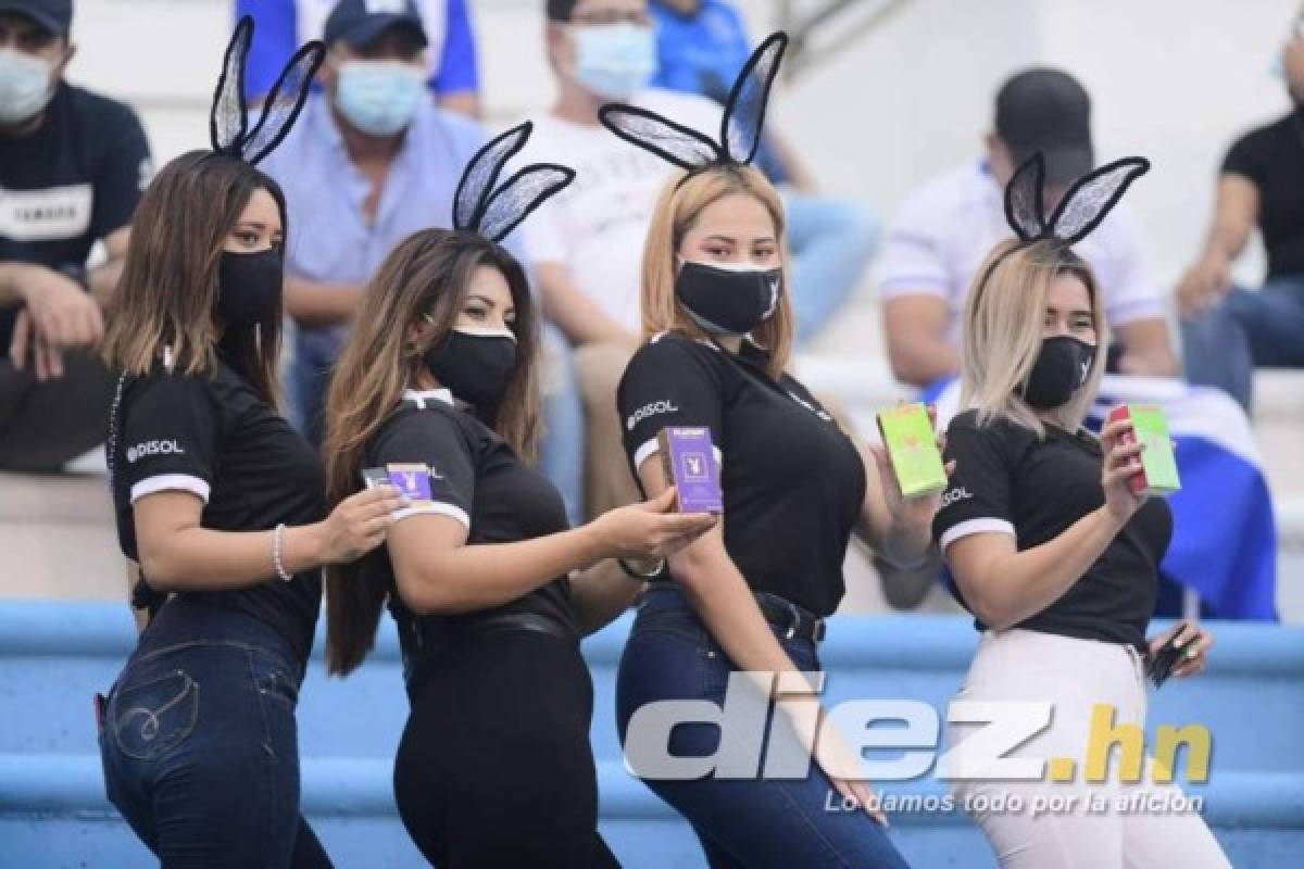 Las bellezas del Honduras vs Estados Unidos: las 'conejitas' acaparan las cámaras y roban corazones