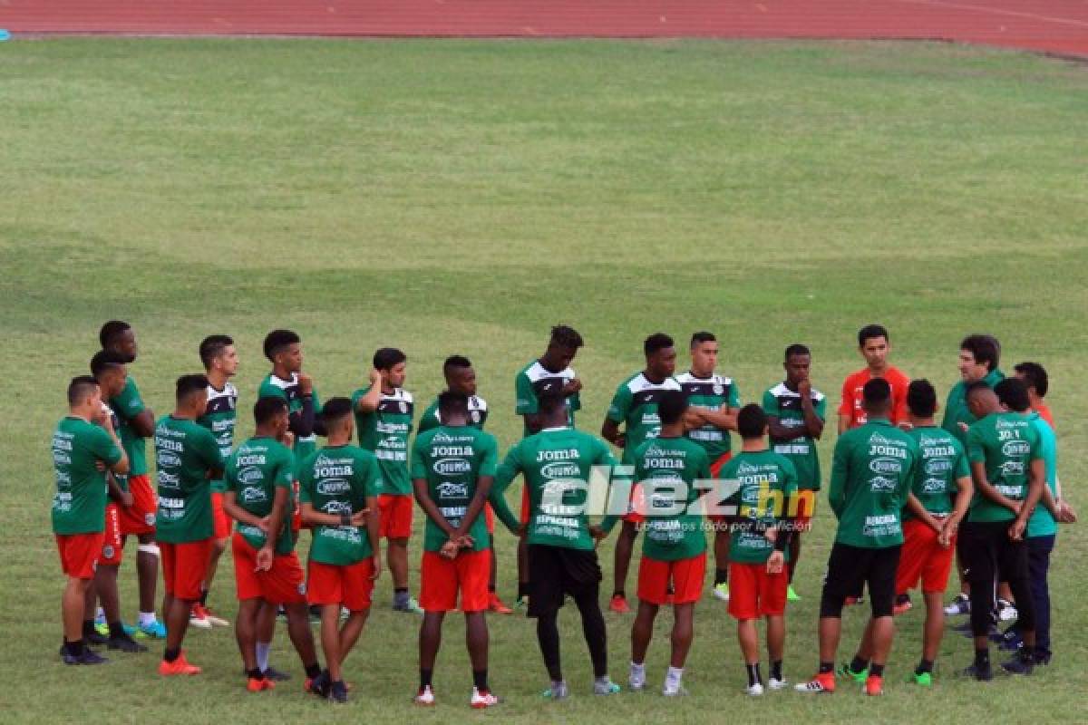 Así se la pasaron Motagua y Marathón un día antes de la ida de final