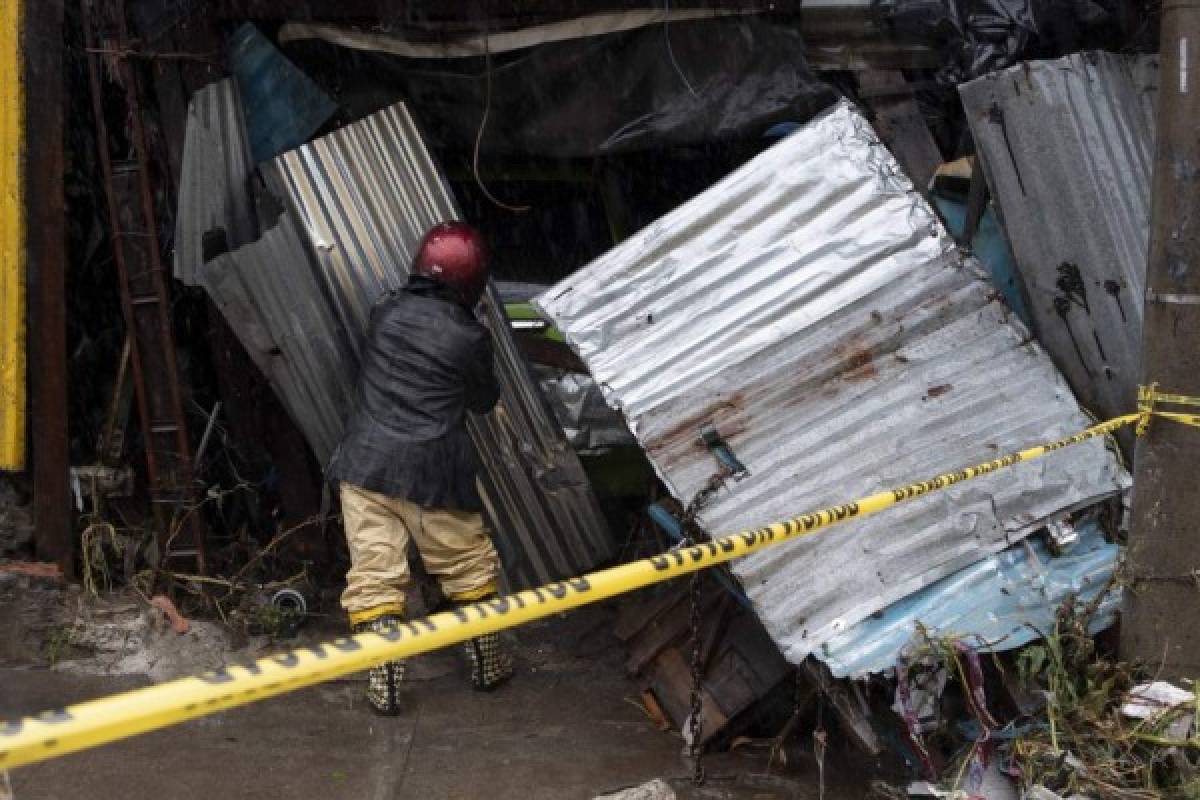 Impactantes imágenes de la tormenta que arrasó en El Salvador y dejó pérdidas humanas