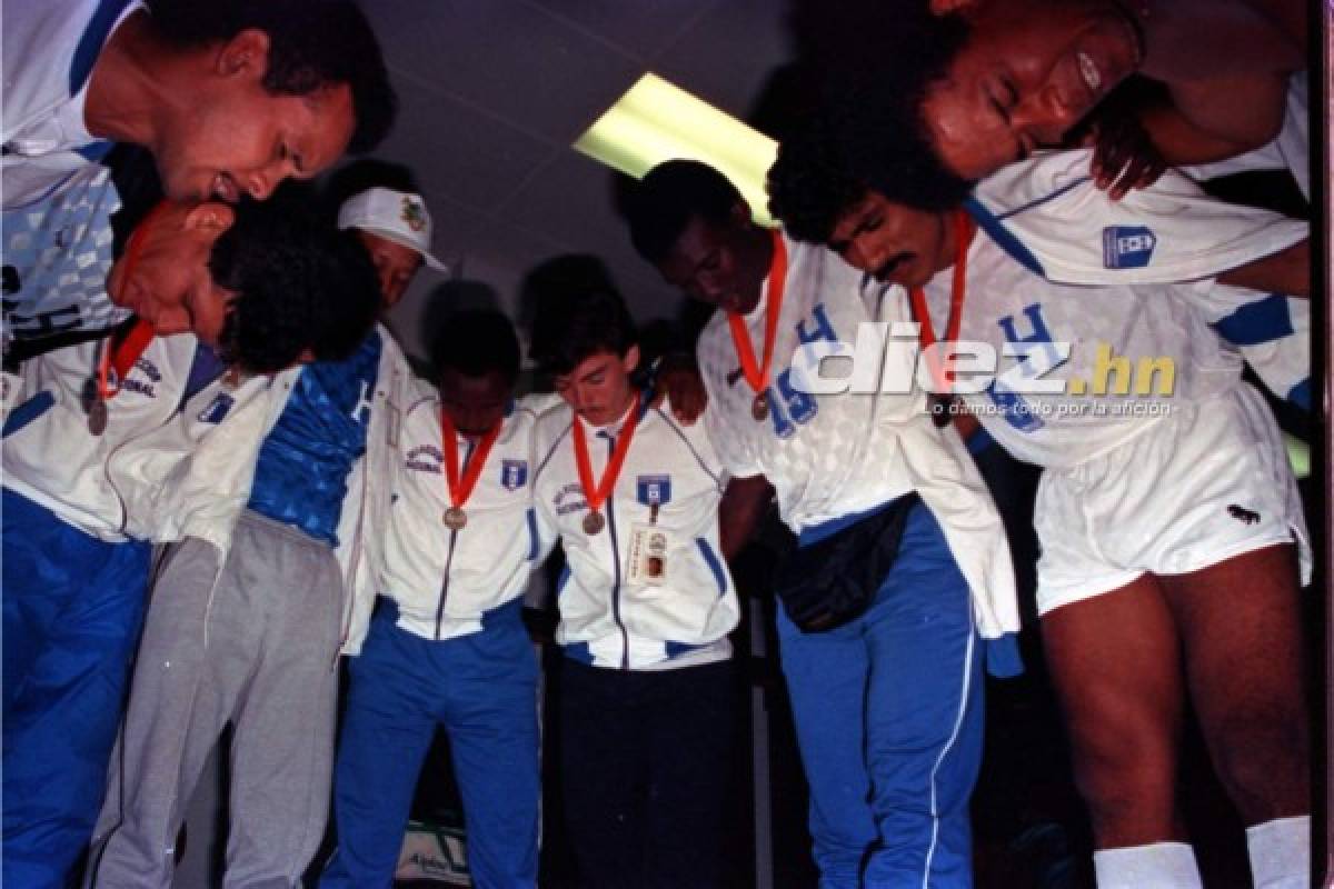 20 fotos inéditas de Honduras en la primera edición de la Copa Oro en 1991