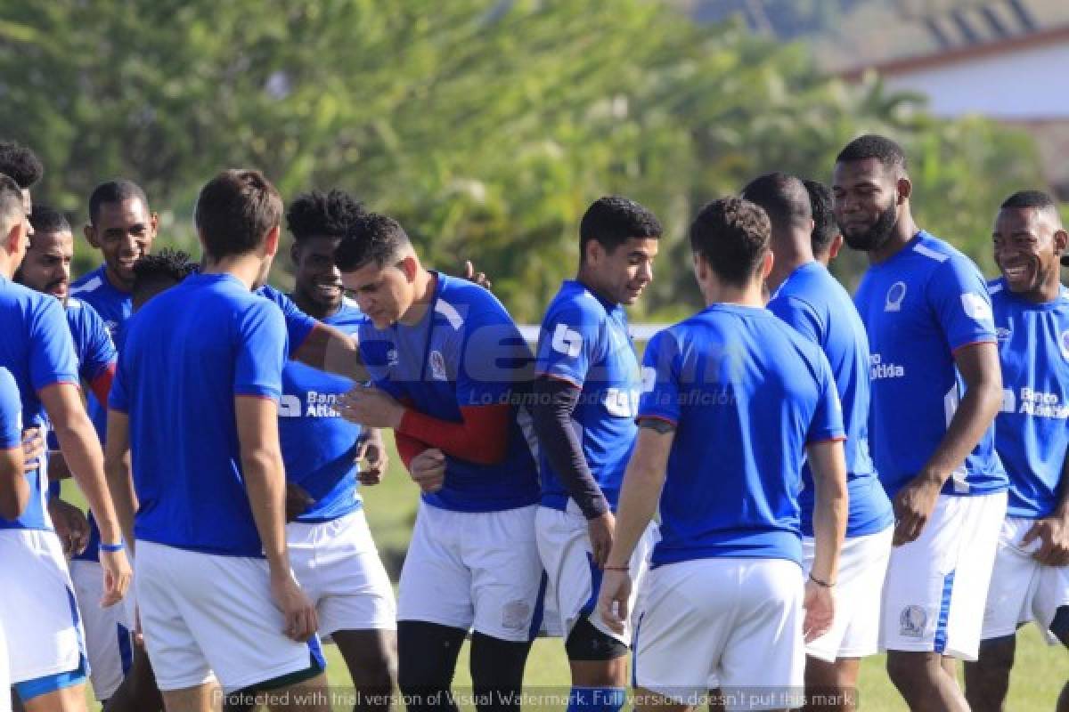 Con alegría y enfocado en un triunfo, cerró Olimpia preparación para enfrentar a Motagua