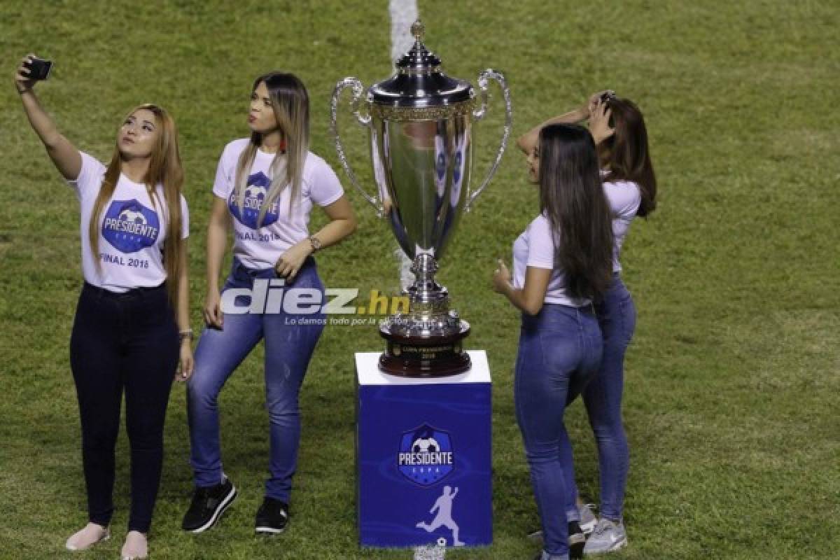 ¡Belleza y ambientazo! La final de Copa Presidente entre Platense y Real España en fotos