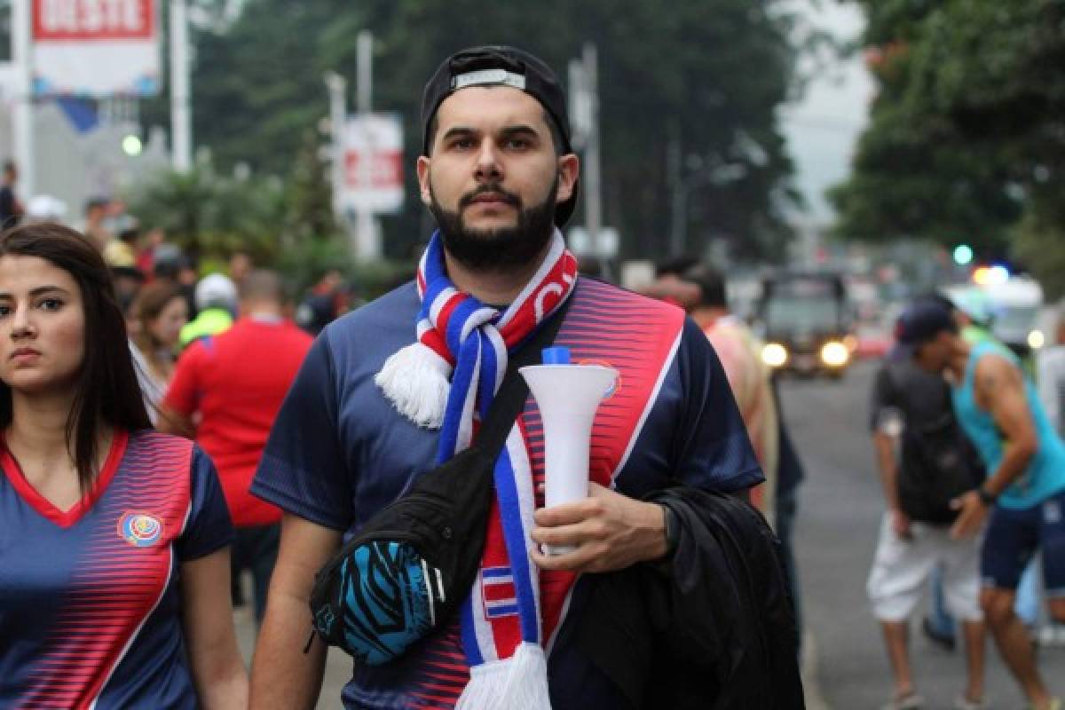 Impresionante ambiente en Costa Rica previo al duelo ante México