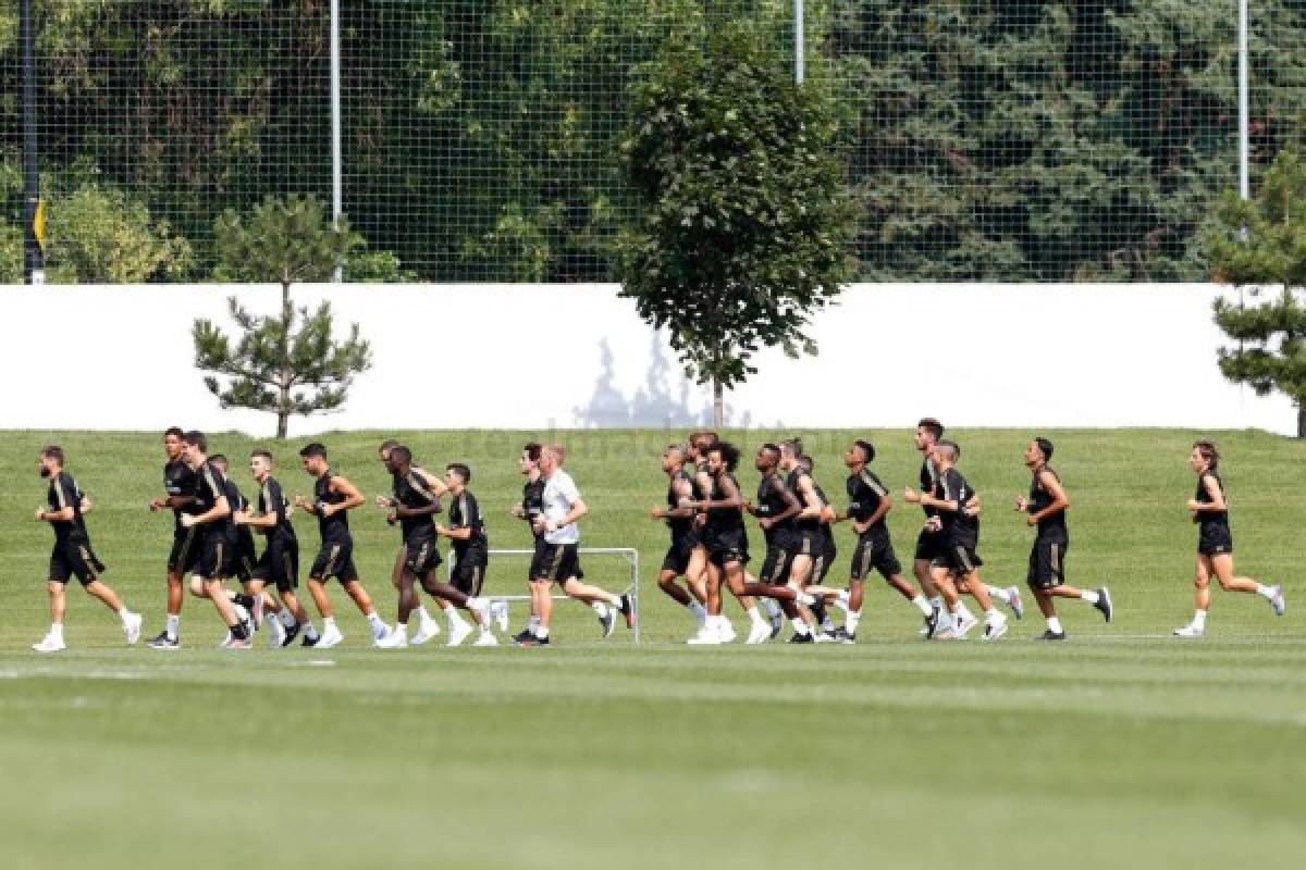 FOTOS: Así ha sido el primer entrenamiento de Hazard con el Real Madrid