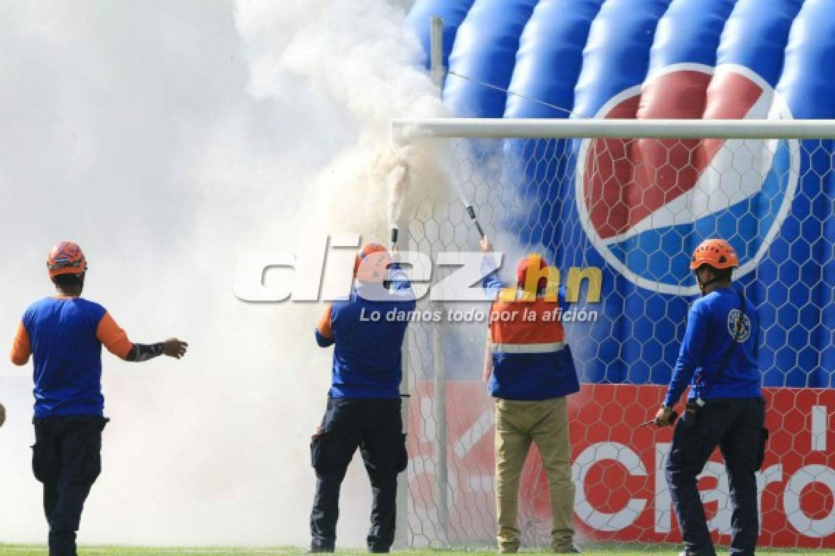 Lo que no viste en la TV de la gran final Motagua-Honduras Progreso