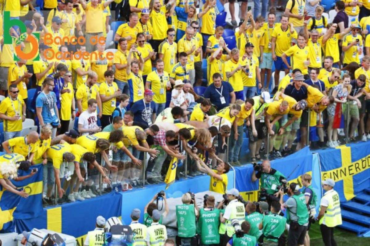 El color del Mundial: Suecas, panameñas y coreanas pusieron el ambiente en los estadios