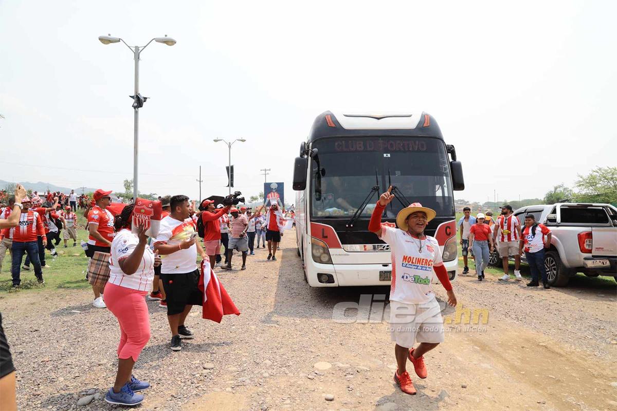 La invasión roja que hubo en Choluteca para la “final” entre UPN y Vida por el no descenso en la Liga Nacional