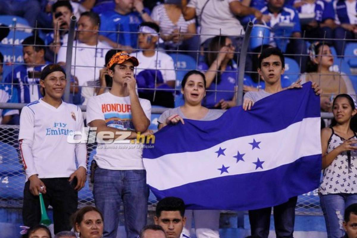 La selección de Honduras recibe otra vez el cariño y calor del estadio Olímpico