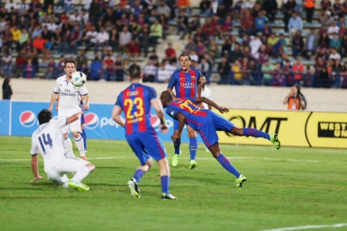 Fotos: Así lucen las leyendas del Real Madrid y Barcelona que jugaron en Líbano