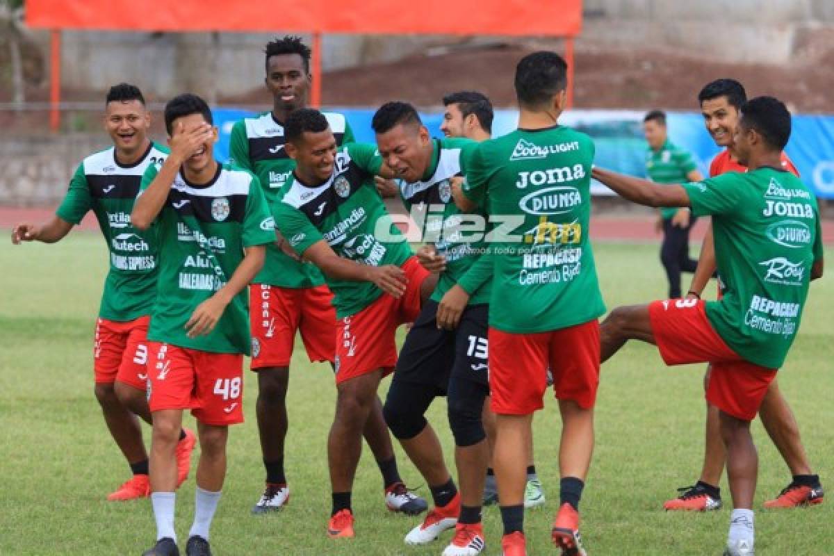 Así se la pasaron Motagua y Marathón un día antes de la ida de final