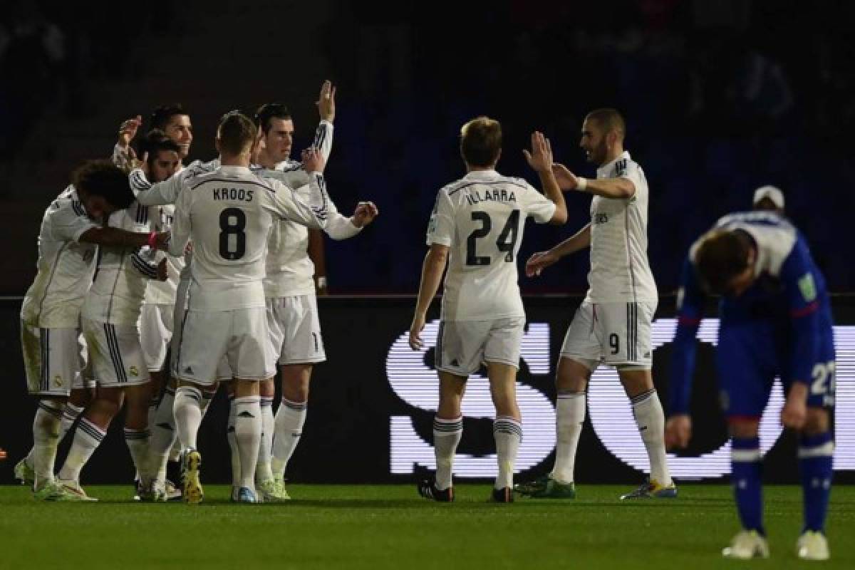 Real Madrid aplastó a Cruz Azul 4-0