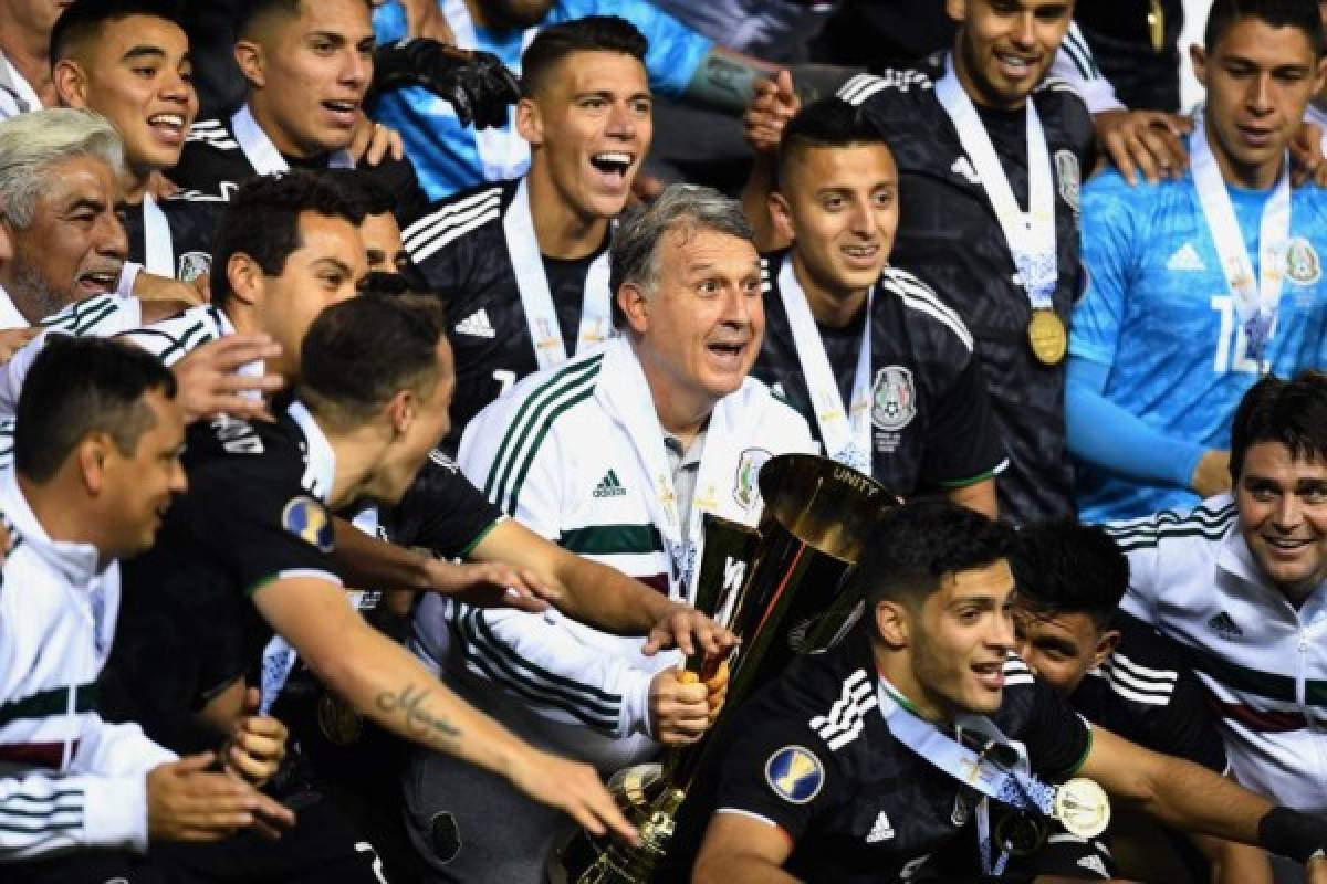 No se vio por tv: El festejo de México al coronarse campeón de la Copa Oro