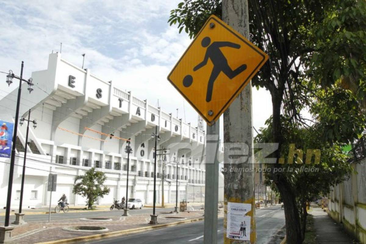 Con las remodelaciones, así luce el estadio Morazán donde se jugará Real España-Juticalpa