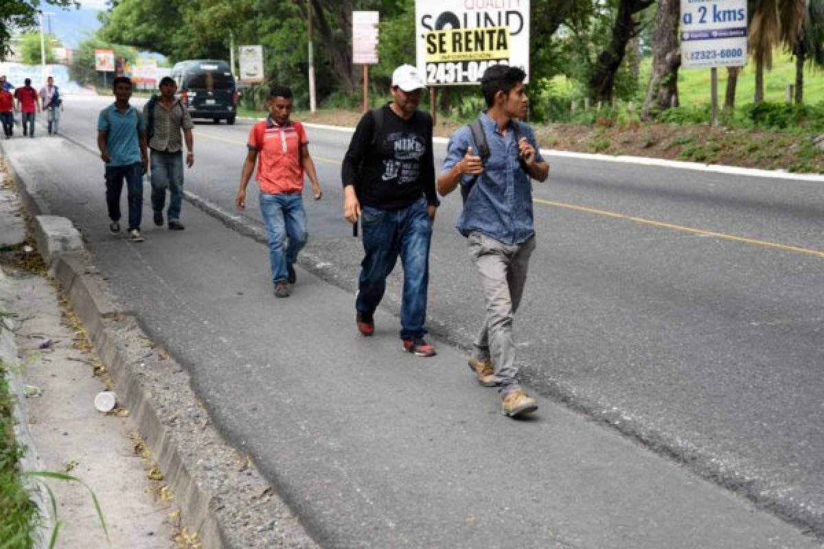 Así va la caravana de migrantes hondureños rumbo a Estados Unidos