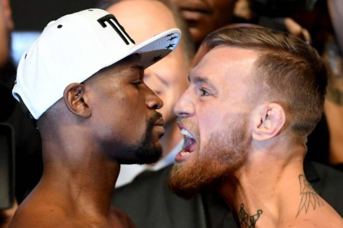 En fotos: Polémica e insultos entre Mayweather y McGregor a un día de la pelea