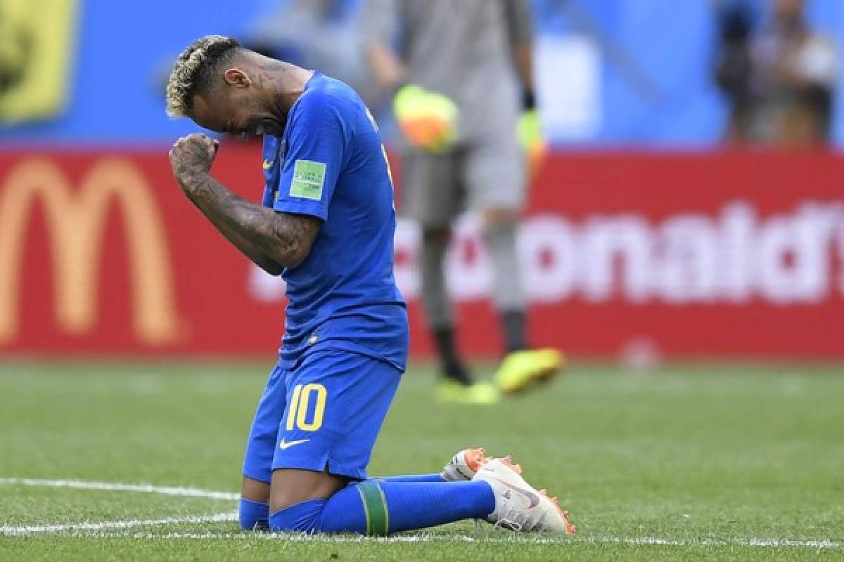 NO SE VIO POR TV: El llanto desconsolado de Neymar y la tristeza de los ticos en Rusia