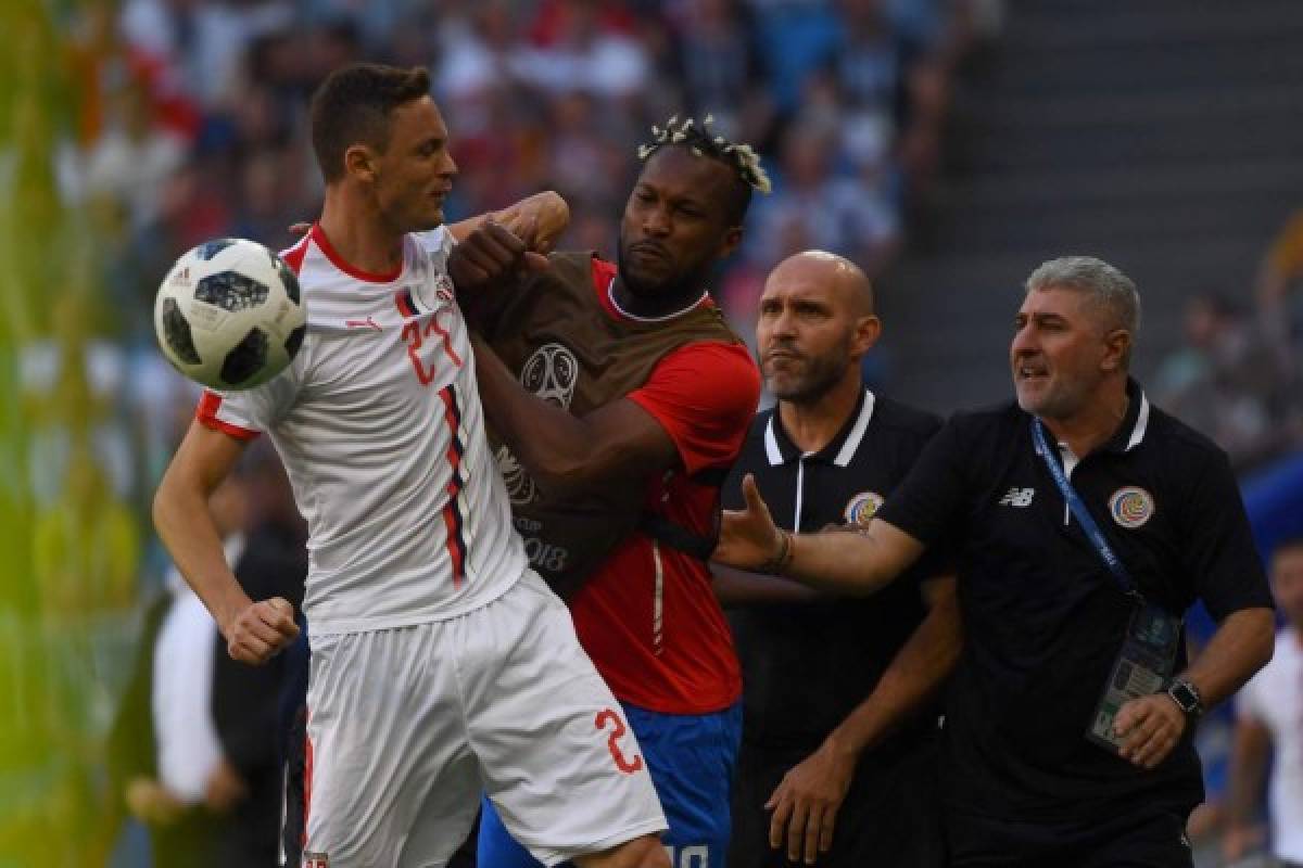 No se vio: Piden camisa a Keylor Navas y bronca entre jugadores de Costa Rica y Serbia