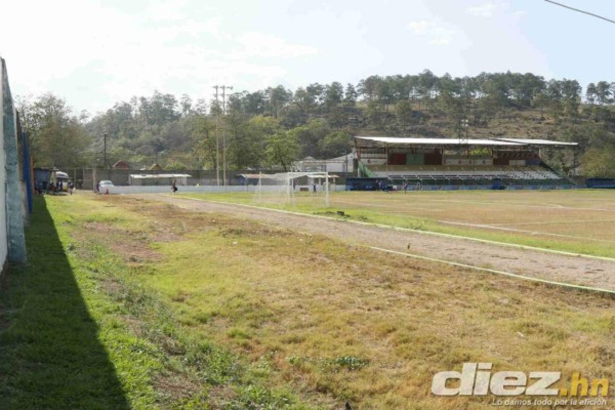 Las condiciones en las que se encuentra el estadio Argelio Sabillón, casa del Real Juventud