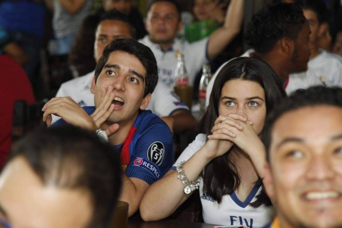 Así se vivió en Honduras el espectacular clásico Real Madrid-Barcelona