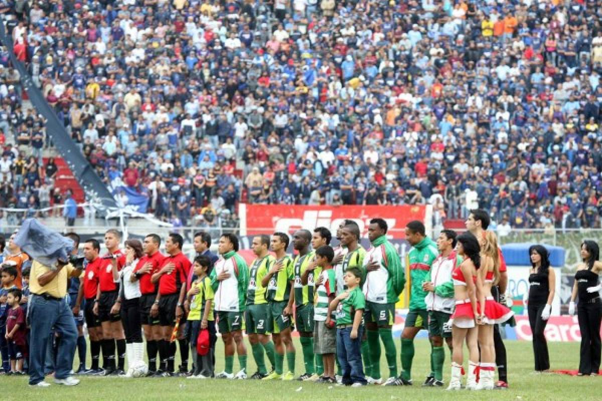 ¡Equipazo! Así era el Motagua que se enfrentó a Marathón en la final del Apertura 2007-08