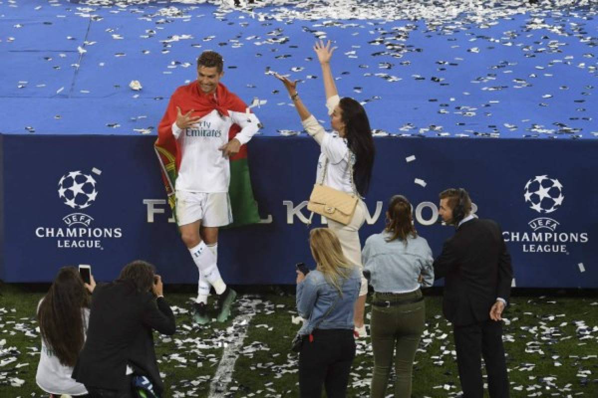 FOTOS: Así celebraron las esposas e hijos de los jugadores del Real Madrid el título de Champions