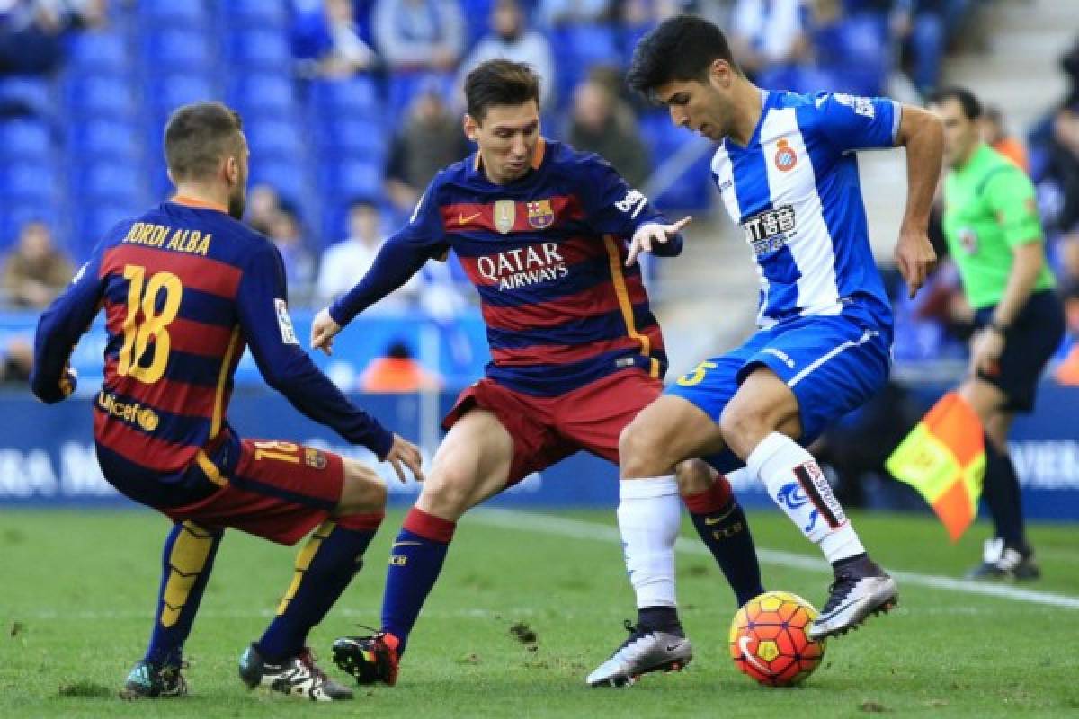 Barcelona igualó 0-0 con Español y no pudo celebrar en su primer duelo del 2016