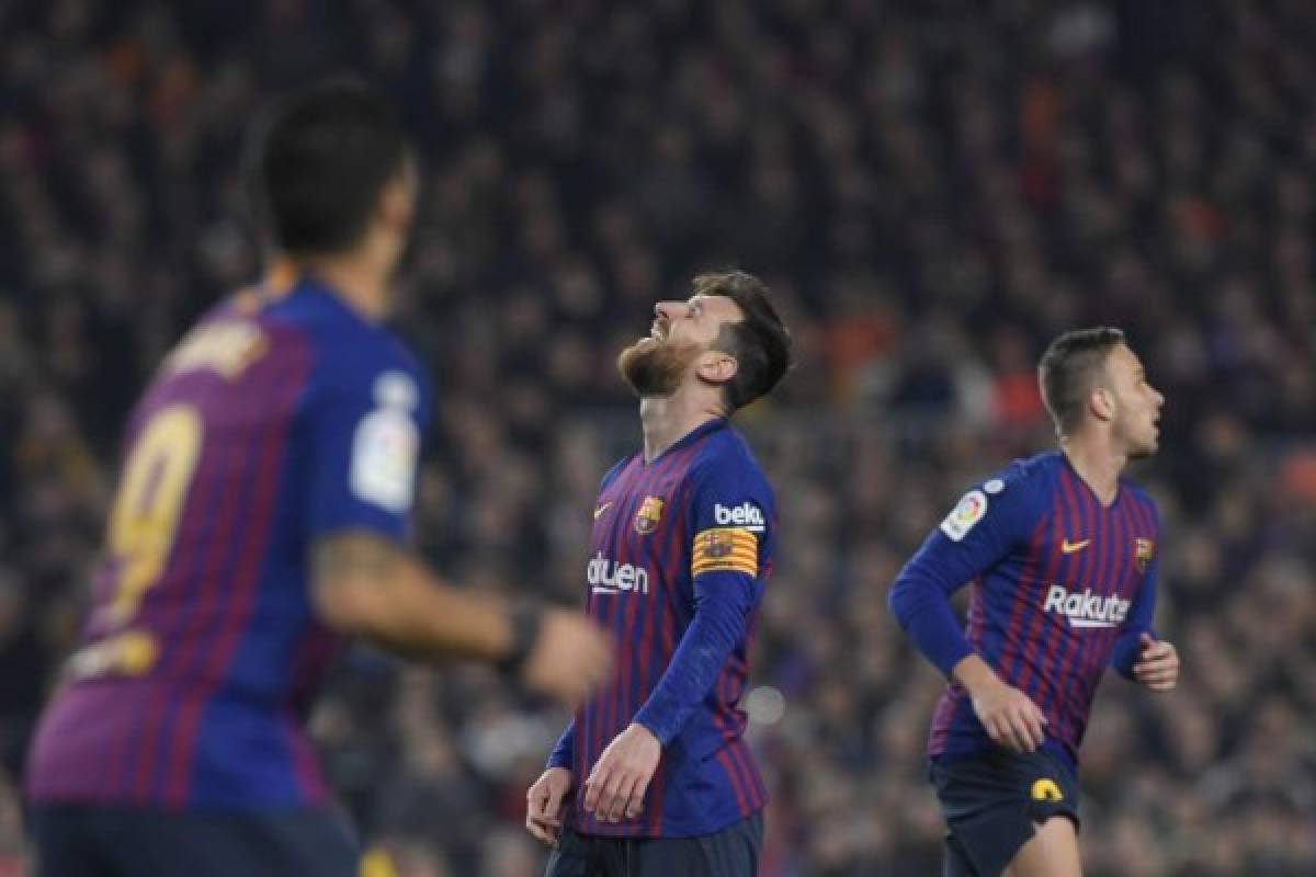 Fotos: Vidal se baja a Casemiro y la reacción de Messi al final del Clásico