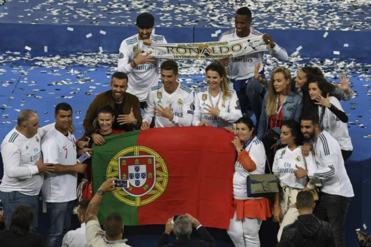 FOTOS: Así celebraron las esposas e hijos de los jugadores del Real Madrid el título de Champions