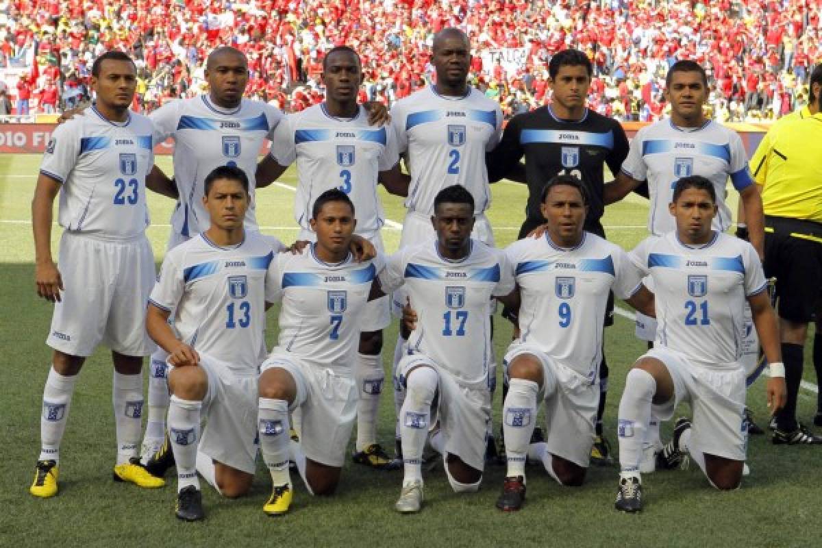 Las camisetas que ha vestido la selección de Honduras en su historia