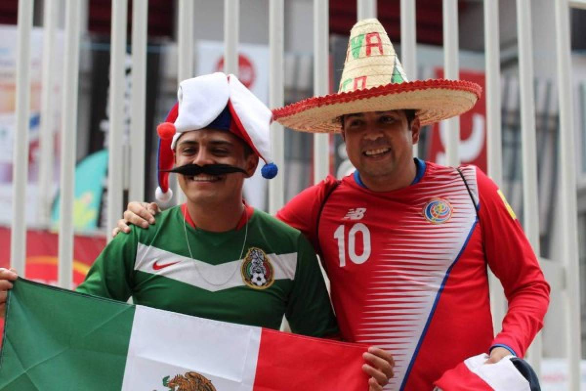 Impresionante ambiente en Costa Rica previo al duelo ante México