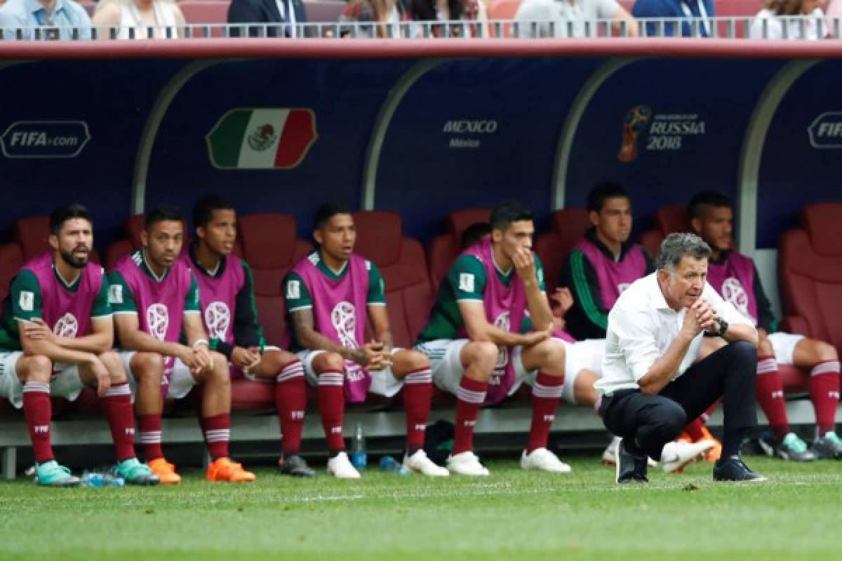 NO VISTE EN TV: El festejo de México, las caras tristes de Alemania y un crack en el estadio