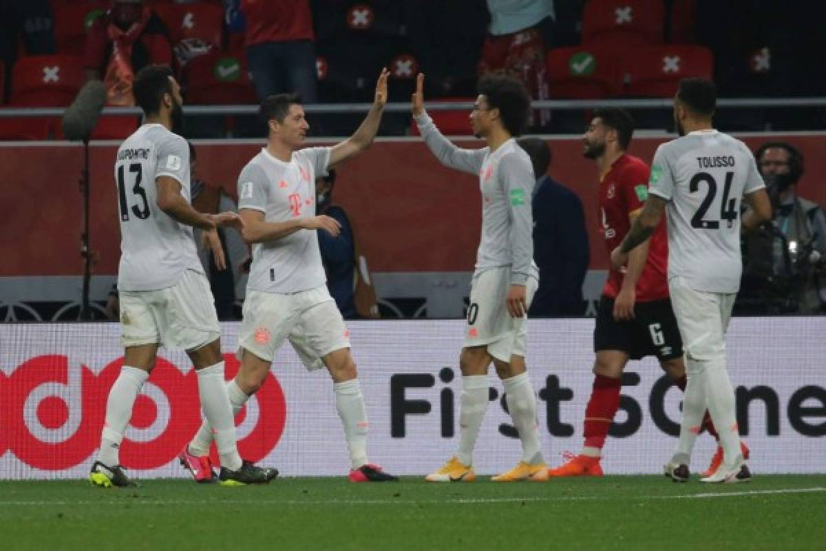 Dos goles de Lewandowski han metido al Bayern Munich a la final del Mundial de Clubes.