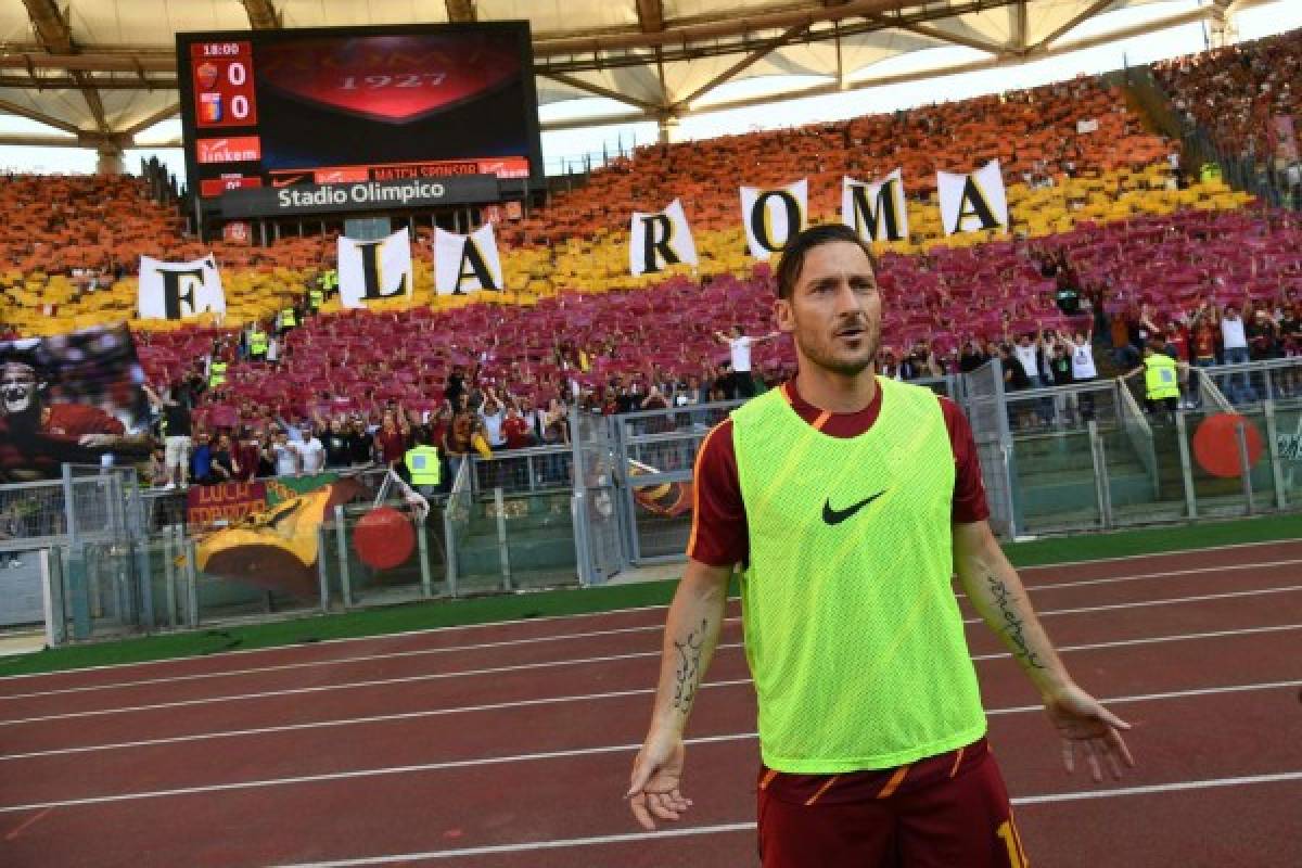 ¡Las lágrimas de Francesco Totti luego de decirle adiós a la Roma!