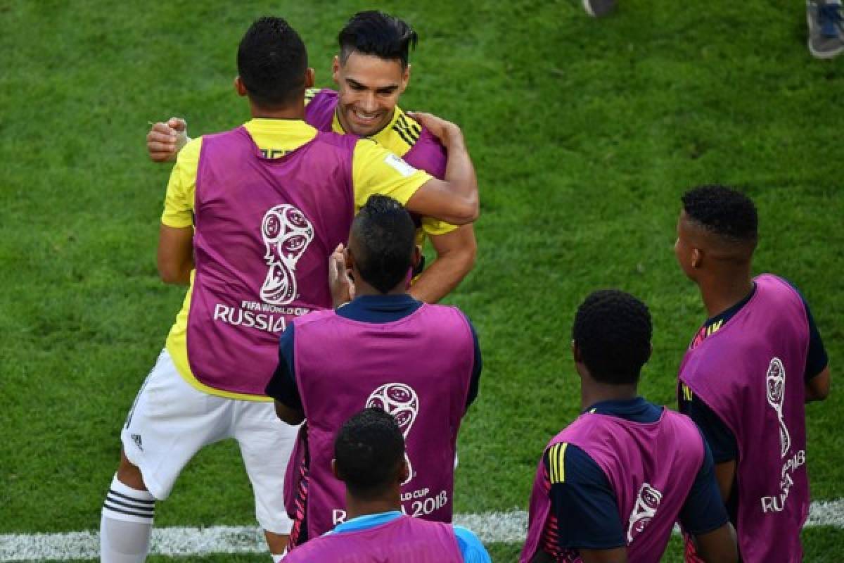 NO VISTE EN TV: ¿Y James Rodríguez? El festejo de Colombia y las lágrimas de Senegal