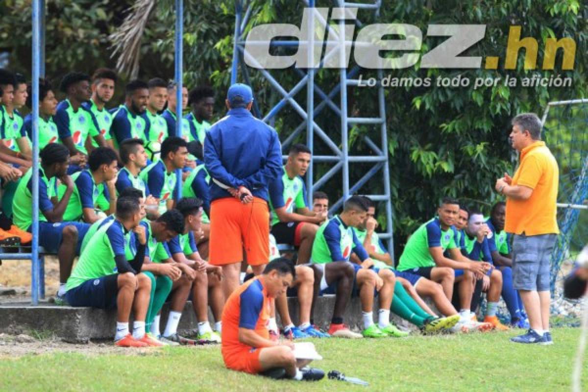 Pasó en Motagua: Charla de motivación y los duelos de los jugadores con sus técnicos