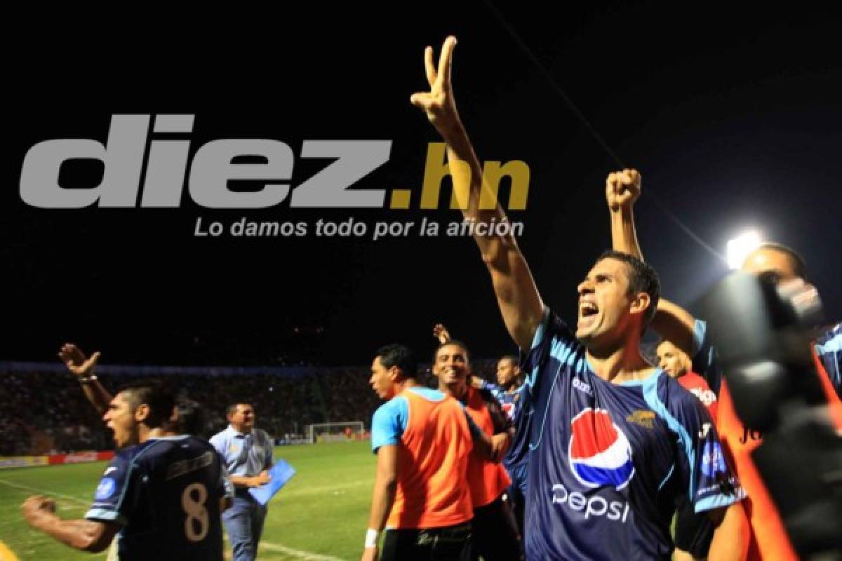 Imágenes de la ultima vez que motagua fue campeón