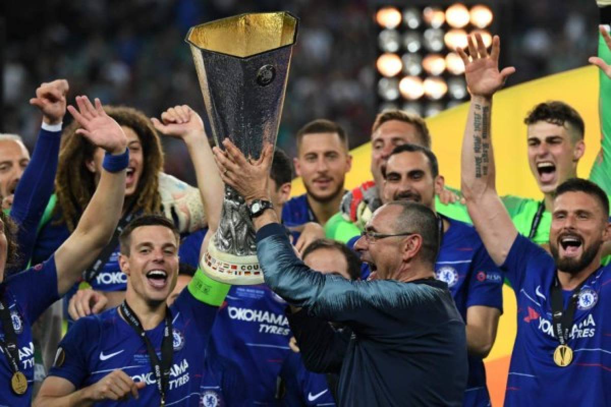 Real Madrid lo espera: Así fue el adiós de Hazard del Chelsea tras ganar la Europa League