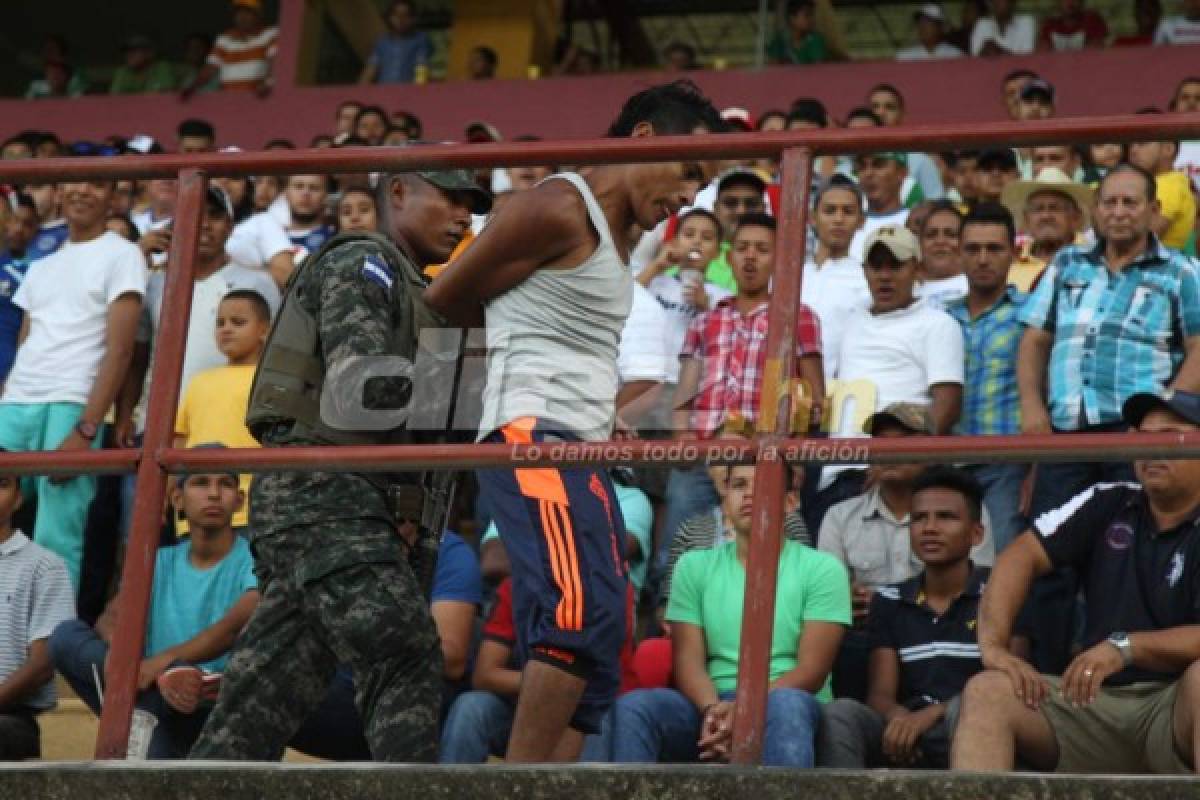NO VISTE EN TV: Así dirigió Wilmer Cruz y Policía en Juticalpa pone orden