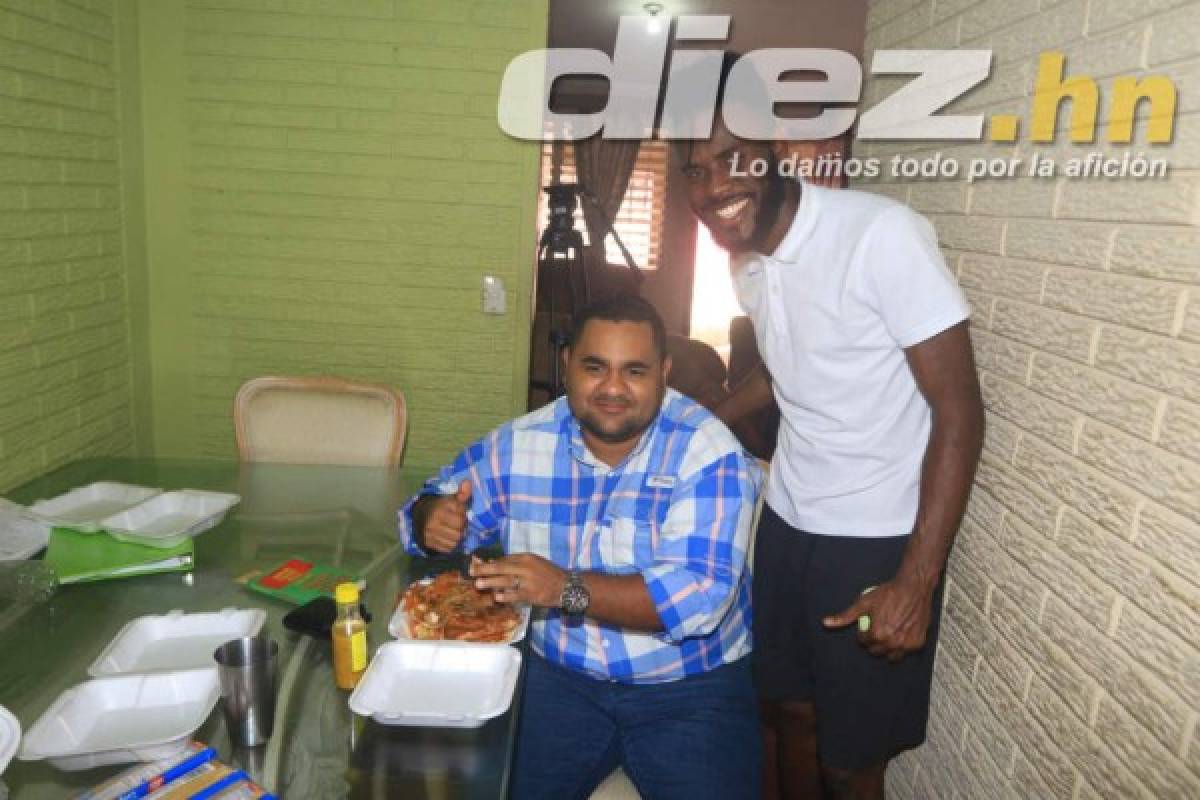 Así es el humilde local de comida de Rudy Williams, al que van jugadores de Olimpia y Motagua