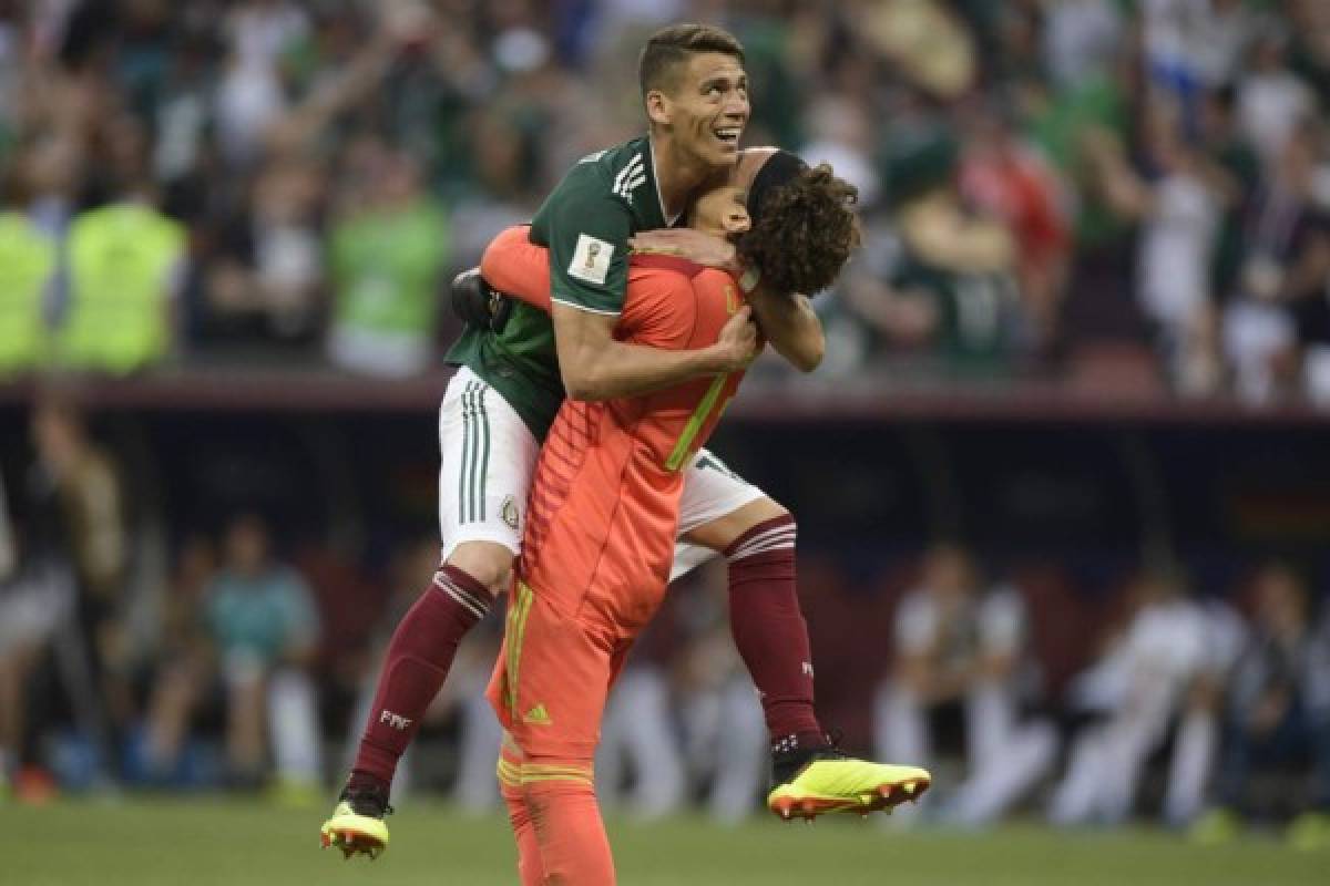 NO VISTE EN TV: El festejo de México, las caras tristes de Alemania y un crack en el estadio