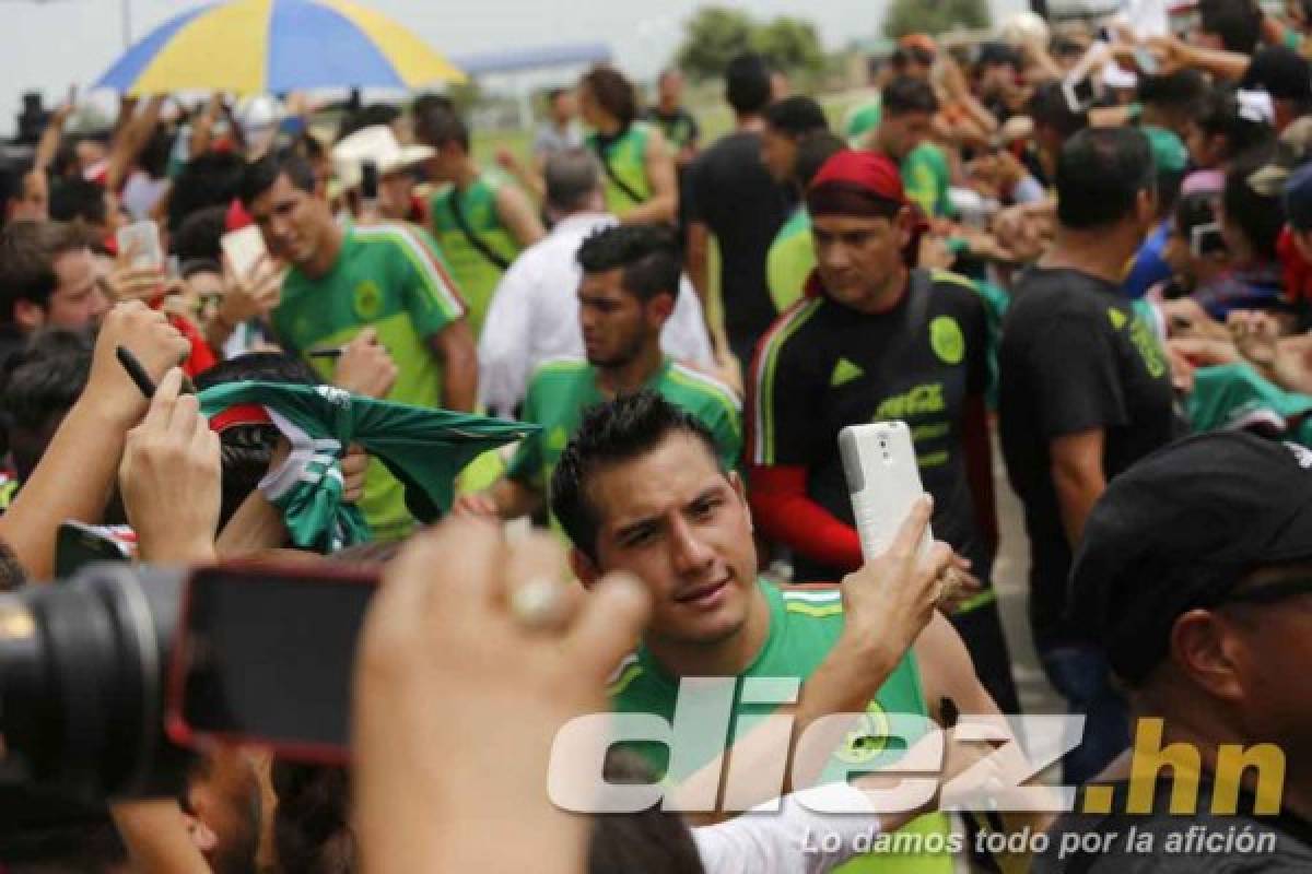 Entrenamiento de México en Houston