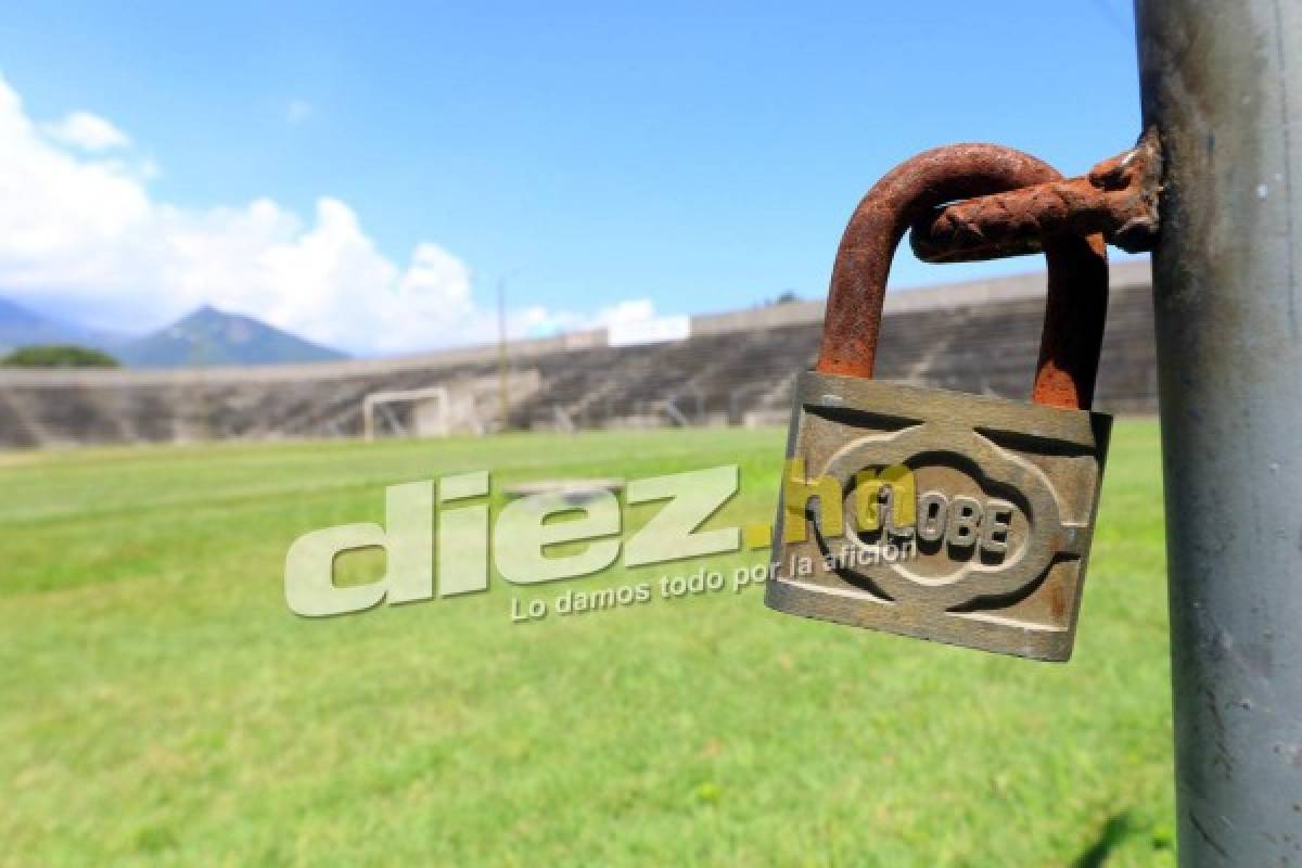 FOTOS: El triste abandono del que pudo ser el estadio más bonito de Honduras