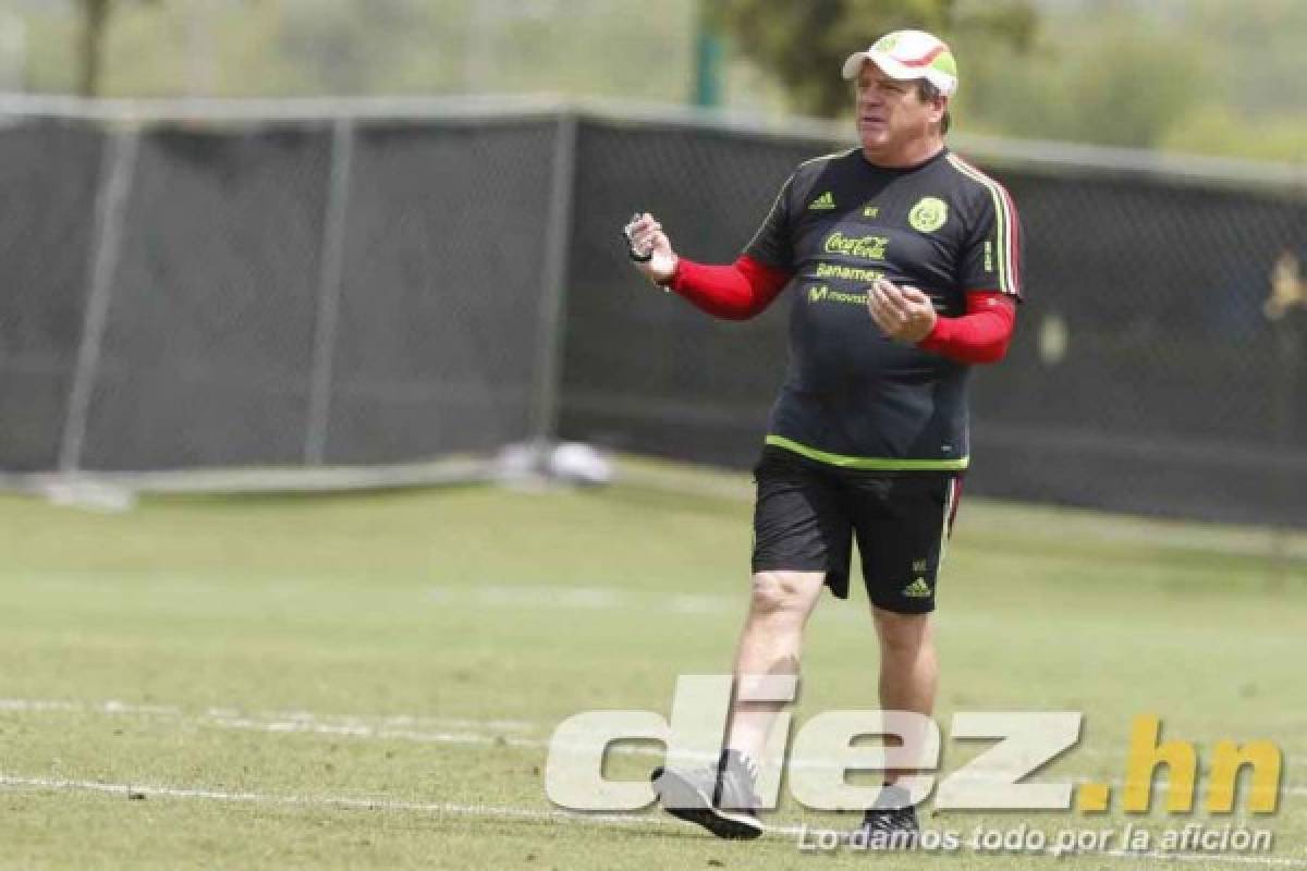 Entrenamiento de México en Houston