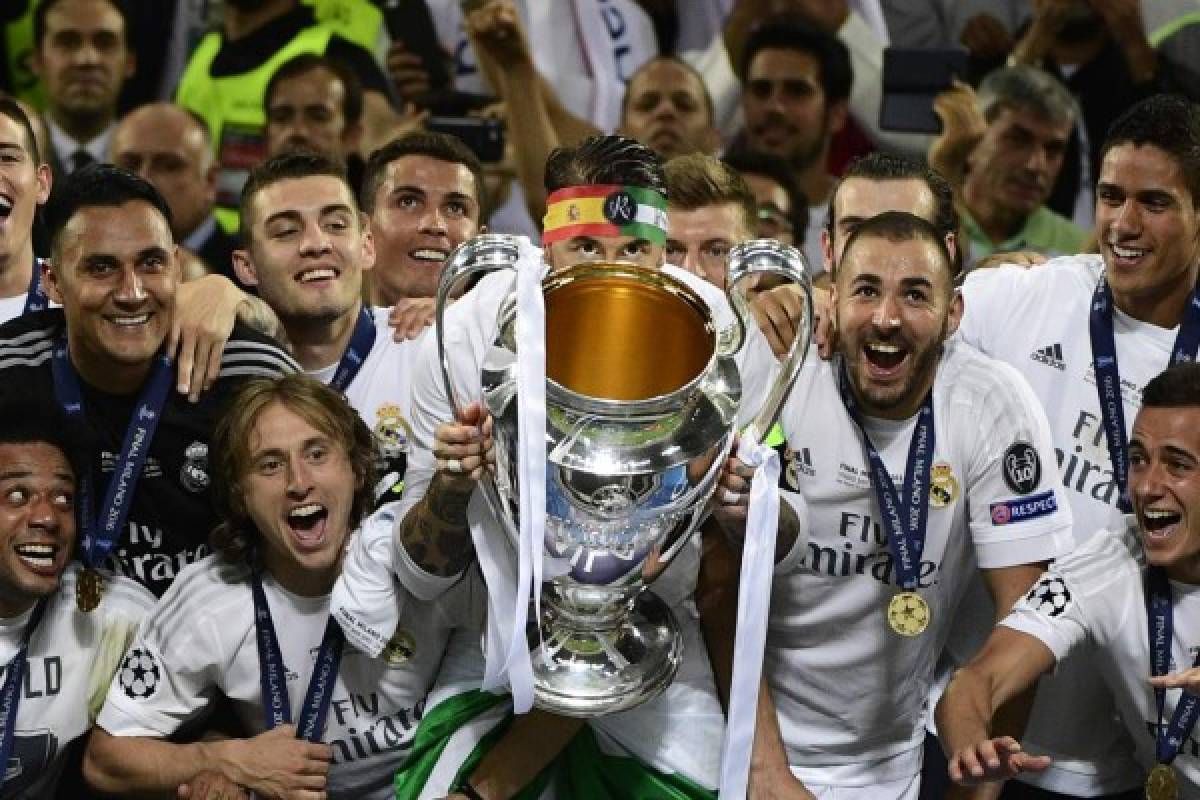 La eufórica celebración del Real Madrid tras ganar la Undécima Champions League